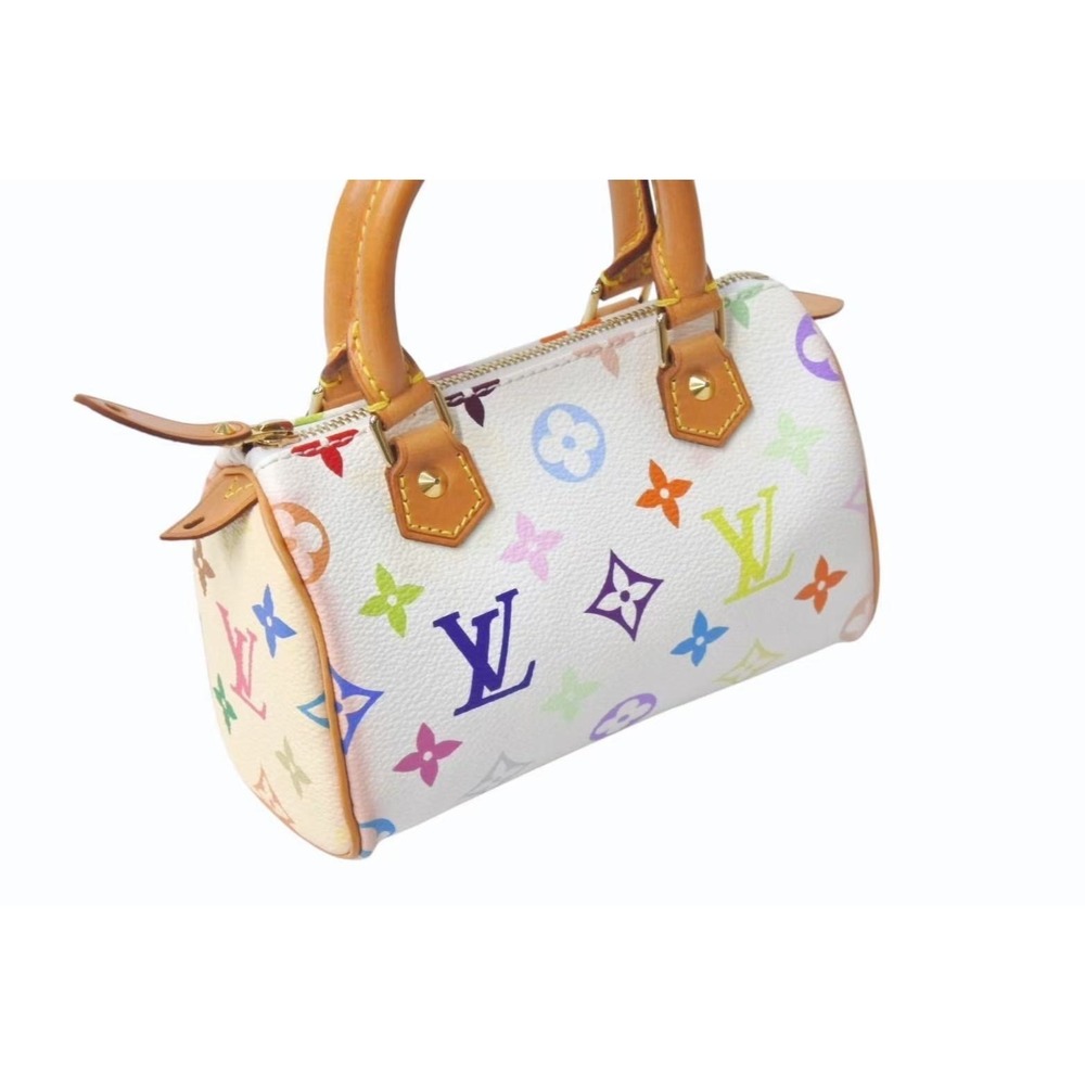 Louis Vuitton Monogram Multicolore Multicolor Speedy Natural Takashi Murakami - Picture 4 of 9